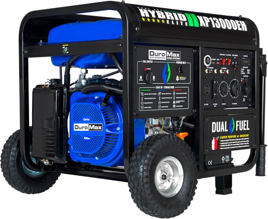 XP13000EH 13,000-Watt Dual Fuel Portable Generator - Gas & Propane, Electric Start, Whole Home Backup Power, Transfer Switch Ready, RV & Emergency Ready